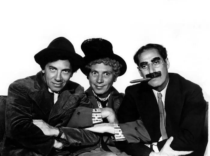 Framed Print : A NIGHT AT THE OPERA, Chico Marx, Harpo Marx, Groucho Marx [The Marx Brothers], 1935