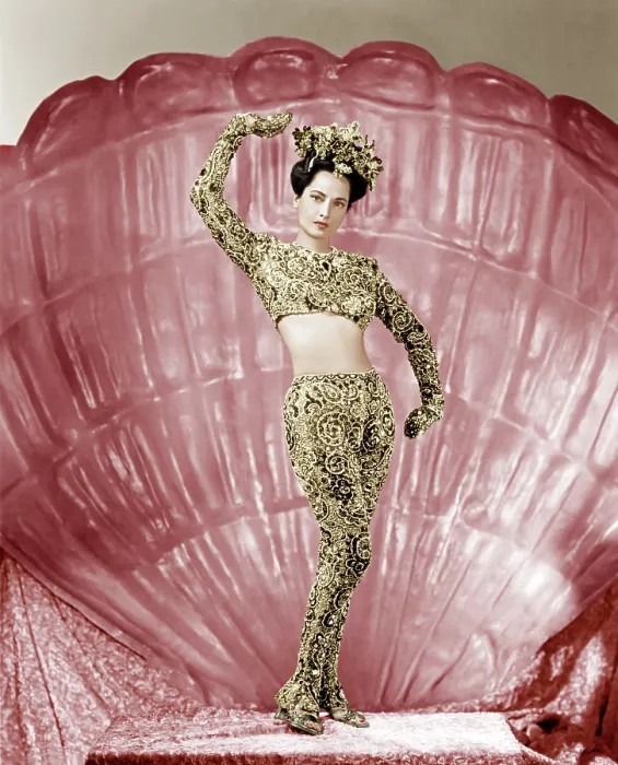 Framed Print : NIGHT IN PARADISE, Merle Oberon, 1946