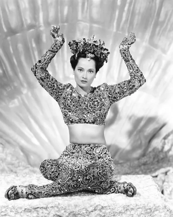 Framed Print : NIGHT IN PARADISE, Merle Oberon, 1946