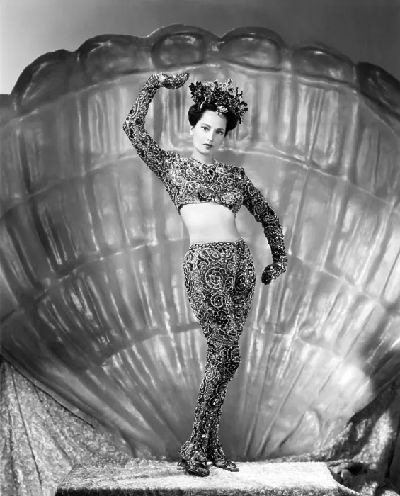Framed Print : NIGHT IN PARADISE, Merle Oberon, 1946 Framed Print : NIGHT IN PARADISE, Merle Oberon, 1946
