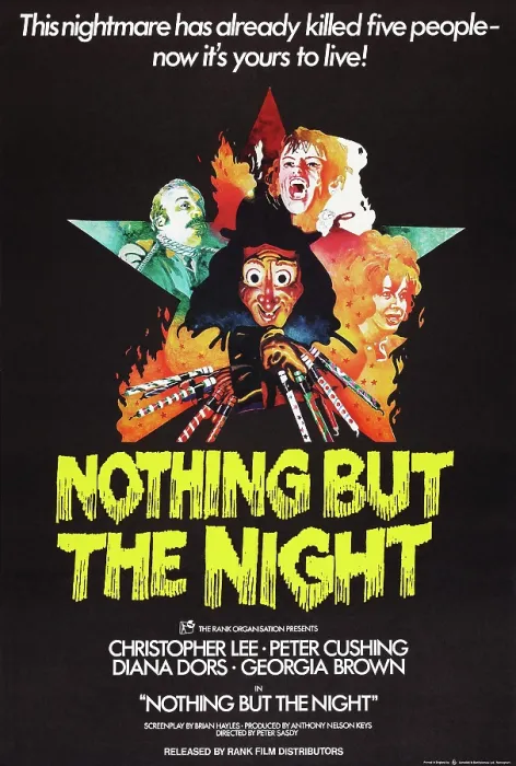 Framed Print : NOTHING BUT THE NIGHT, US poster art, 1973 Framed Print : NOTHING BUT THE NIGHT, US poster art, 1973