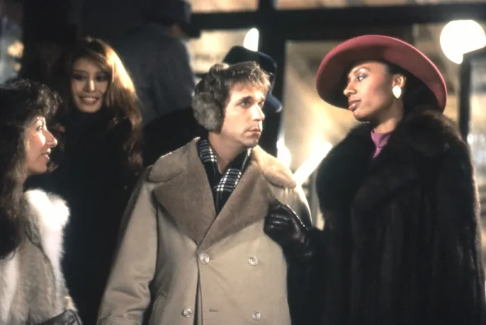 Framed Print : NIGHT SHIFT, Henry Winkler, Cheryl Carter, 1982, (c) Warner Brothers / courtesy Everett Collection