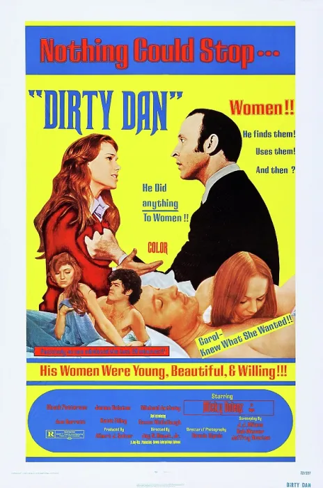 Framed Print : THE NIGHT OF THE STRANGLER, (aka DIRTY DAN'S WOMEN, aka IS THE FATHER BLACK ENOUGH?, aka THE ACE OF SPADES), bottom second from left: Mickey Dolenz on poster art, 1972