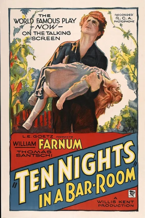 Framed Print : TEN NIGHTS IN A BARROOM, poster art, 1931