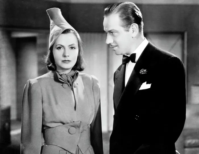 Framed Print : NINOTCHKA, Greta Garbo, Melvyn Douglas, 1939