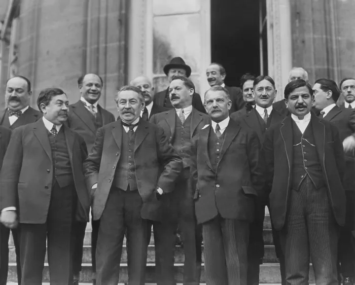 Framed Print : The ninth cabinet of formed in France by Aristide Briand, during the French Third Republic. March 31, 1926