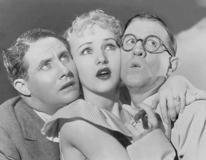 Framed Print : THE NITWITS, from left: Bert Wheeler, Betty Grable, Robert Woolsey, 1935
