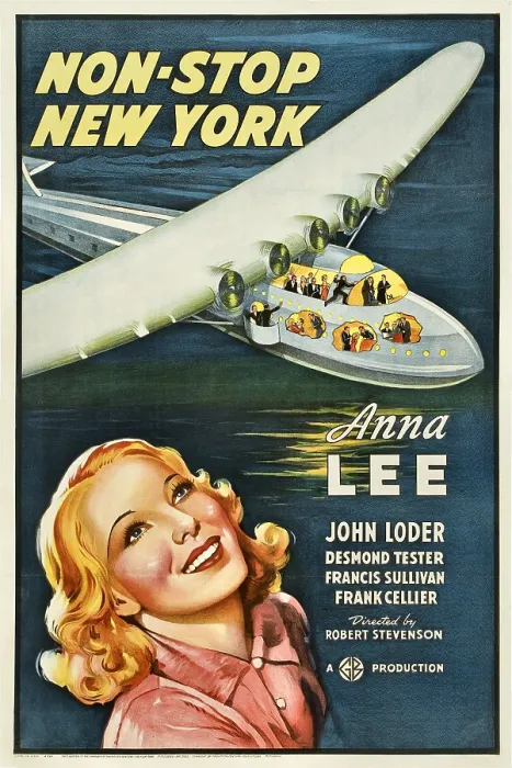 Framed Print : NON-STOP NEW YORK, bottom: Anna Lee, 1937 Framed Print : NON-STOP NEW YORK, bottom: Anna Lee, 1937