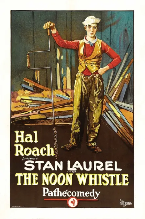 Framed Print : THE NOON WHISTLE, Stan Laurel, 1923