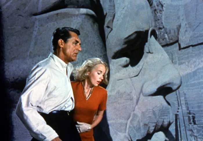 Framed Print : NORTH BY NORTHWEST, Cary Grant, Eva Marie Saint, 1959 Framed Print : NORTH BY NORTHWEST, Cary Grant, Eva Marie Saint, 1959