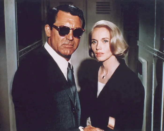 Framed Print : NORTH BY NORTHWEST, Cary Grant, Eva Marie Saint, 1959