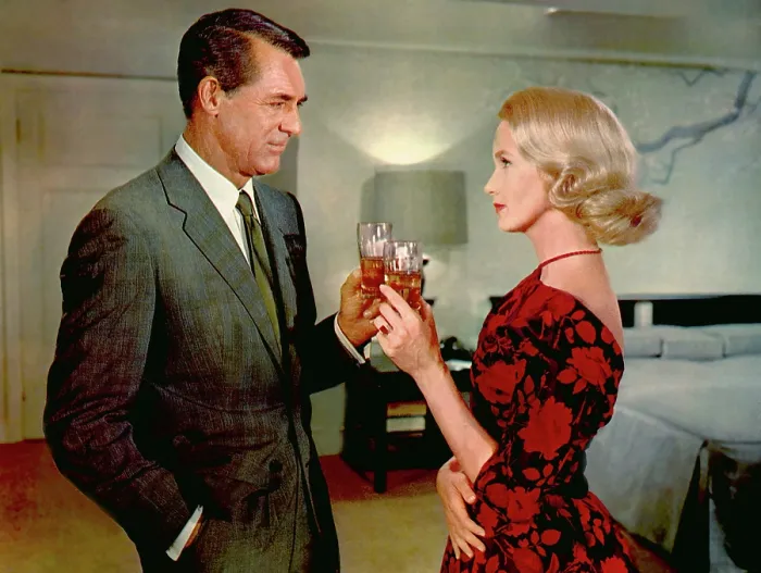 Framed Print : NORTH BY NORTHWEST, Cary Grant, Eva Marie Saint, 1959