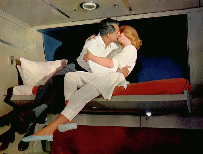 Framed Print : NORTH BY NORTHWEST, Cary Grant, Eva Marie Saint, 1959