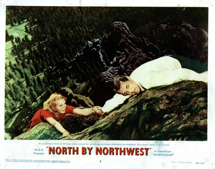 Framed Print : NORTH BY NORTHWEST, Eva Marie Saint, Cary Grant, 1959