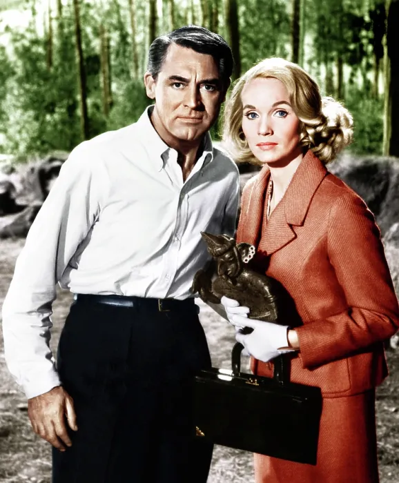 Framed Print : NORTH BY NORTHWEST, from left: Cary Grant, Eva Marie Saint, 1959 Framed Print : NORTH BY NORTHWEST, from left: Cary Grant, Eva Marie Saint, 1959