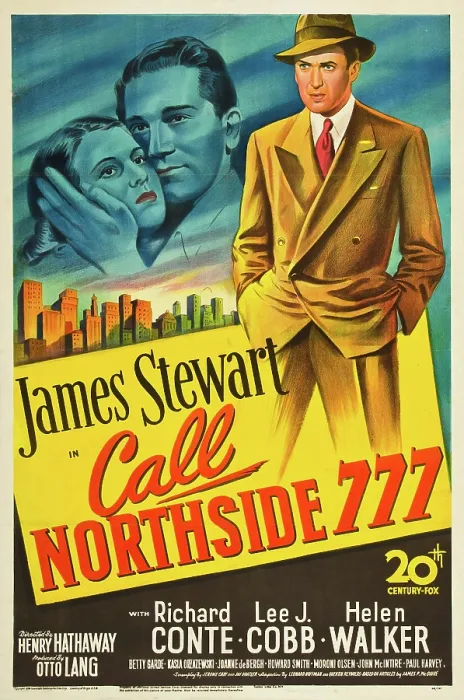 Framed Print : CALL NORTHSIDE 777, from left: Helen Walker, Richard Conte, James Stewart, 1948, TM and Copyright 20th Century Fox Film Corp. All rights reserved. / courtesy Everett Collection