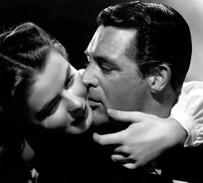 Framed Print : NOTORIOUS, Ingrid Bergman, Cary Grant, 1946