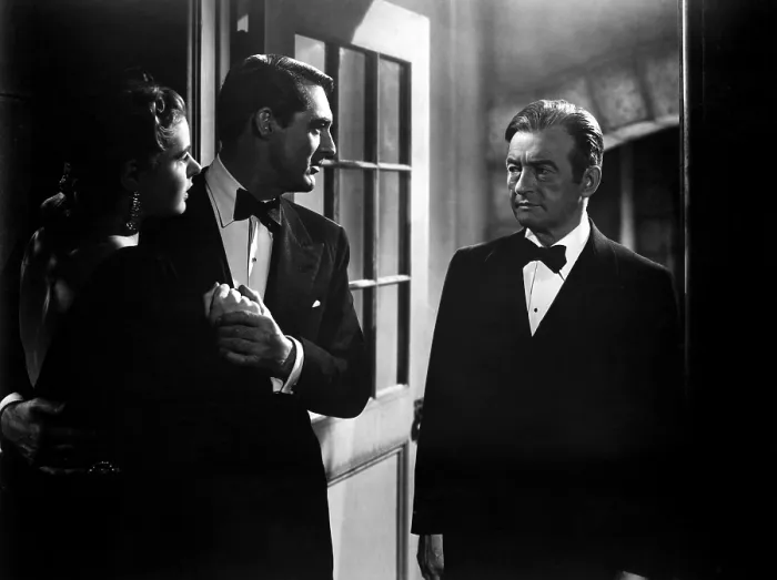 Framed Print : NOTORIOUS, Ingrid Bergman, Cary Grant, Claude Rains, 1946