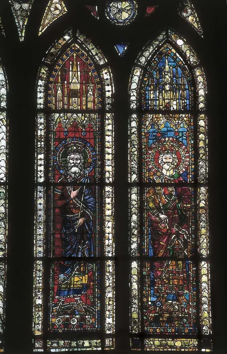 Framed Print : Notre-Dame Cathedral of Strasbourg. 1176-1439. FRANCE. Strasbourg. Notre Dame cathedral. Gothic art. Glass window. AISA / Everett Collection**US SALES ONLY**
