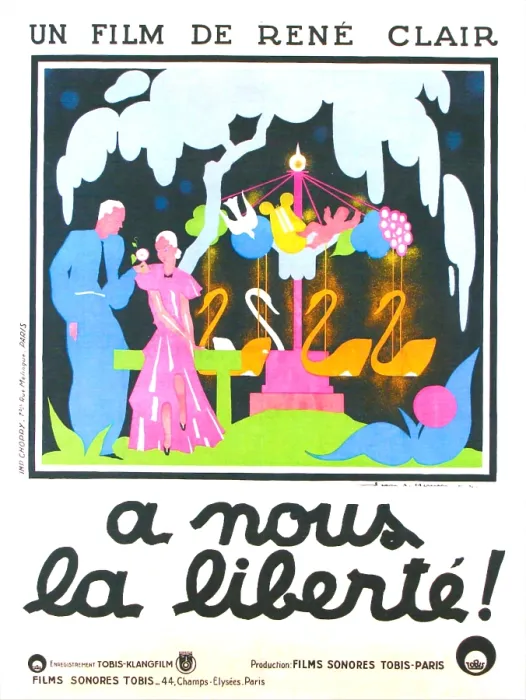 Framed Print : A NOUS LA LIBERTE, French poster art, 1931