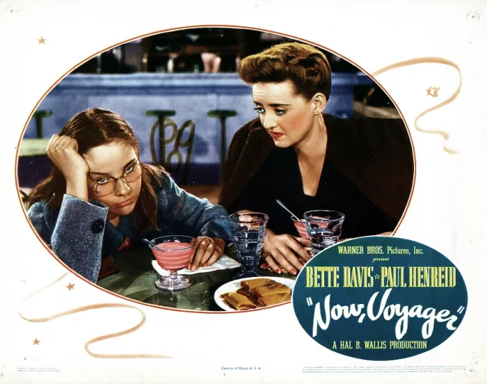 Framed Print : NOW, VOYAGER, from left, Janis Wilson, Bette Davis, 1942
