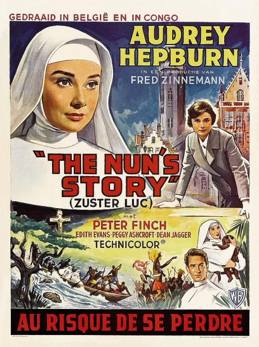 Framed Print : THE NUN'S STORY, Audrey Hepburn (top twice), 1959 Framed Print : THE NUN'S STORY, Audrey Hepburn (top twice), 1959