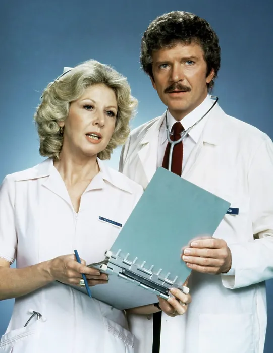 Framed Print : NURSE, (from left): Michael Learned, Robert Reed, 1981-82