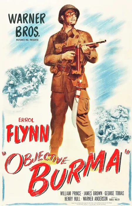 Framed Print : OBJECTIVE, BURMA!, Errol Flynn, 1945