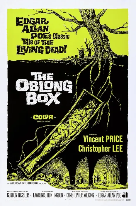 Framed Print : THE OBLONG BOX, US poster, 1969 Framed Print : THE OBLONG BOX, US poster, 1969