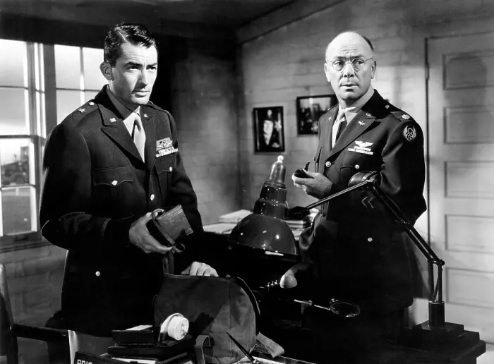 Framed Print : TWELVE O'CLOCK HIGH, from left, Gregory Peck, Dean Jagger, 1949, 20th Century Fox, TM & Copyright / Courtesy: Everett Collection