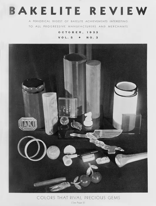 Framed Print : October 1933 issue of Bakelite Review, about one of the synthetic first plastics Framed Print : October 1933 issue of Bakelite Review, about one of the synthetic first plastics