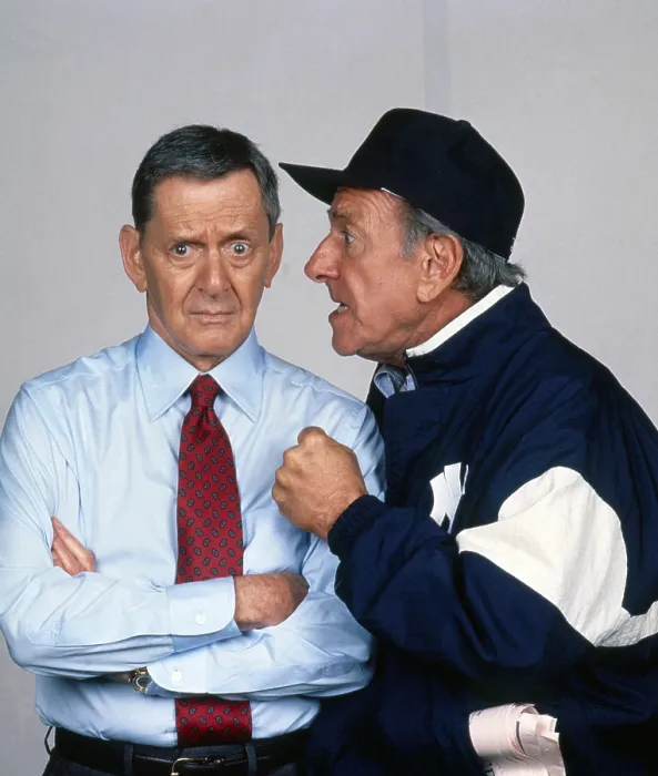 Framed Print : THE ODD COUPLE: TOGETHER AGAIN, from left, Tony Randall, Jack Klugman, aired September 24, 1993