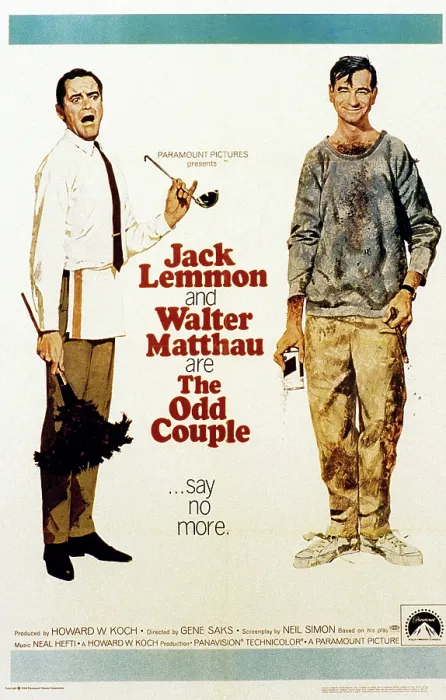 Framed Print : THE ODD COUPLE, Jack Lemmon, Walter Matthau, 1968 Framed Print : THE ODD COUPLE, Jack Lemmon, Walter Matthau, 1968