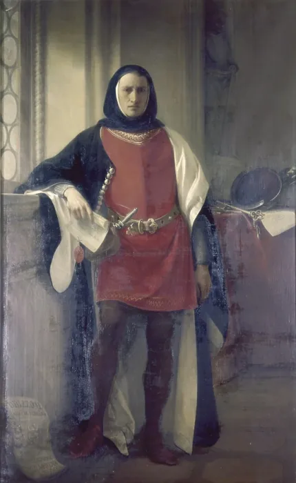 Framed Print : Odizzo II d'Este, by Carlo Antonio Goldoni, Ca 1846, 19th Century, oil on canvas - Italy, Emilia-Romagna, Modena, Military Academy. Whole artwork view