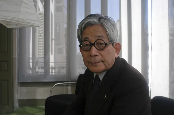 Framed Print : OEKenzaburo (1935). Writer. 2004. Oscar Elias / AISA / Everett Collection (184180)**US SALES ONLY**