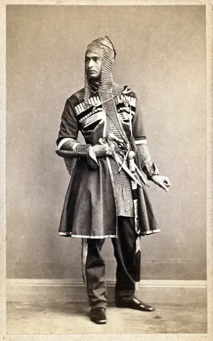 Framed Print : Officer of the Guard, Saint. Petersburg. Portrait carte de visite ca. 1870-1886