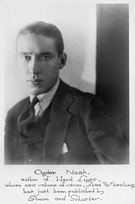 Framed Print : Ogden Nash (1902-1971) humorous, irreverent American poet. 1931 Framed Print : Ogden Nash (1902-1971) humorous, irreverent American poet. 1931