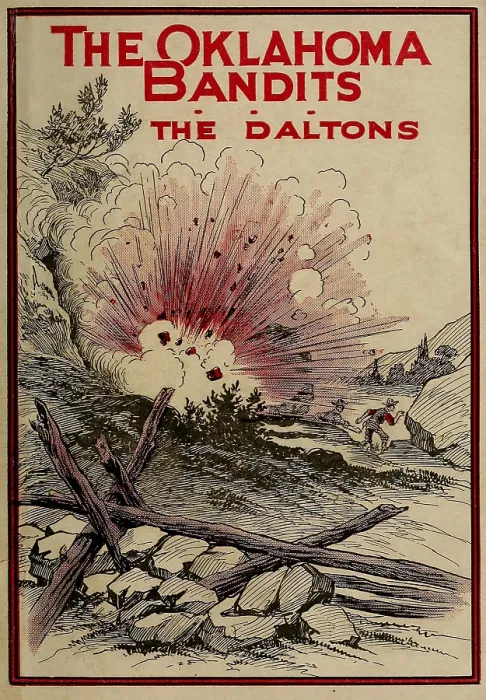 Framed Print : THE OKLAHOMA BANDITS. THE DALTONS. Cover of a popular novel celebrating the adventures of the outlaw Dalton Gang. 1911 Framed Print : THE OKLAHOMA BANDITS. THE DALTONS. Cover of a popular novel celebrating the adventures of the outlaw Dalton Gang. 1911