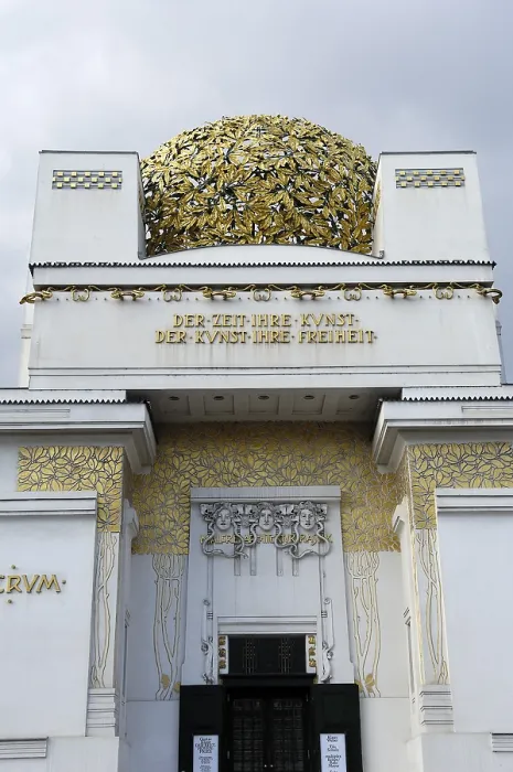 Framed Print : OLBRICH, Joseph Maria (1867-1908). Vienna Secession Building. 1898. AUSTRIA. Vienna. Vienna Sezession. - Rafa Perez / Iberfoto / Everett Collection (341565)**US SALES ONLY**