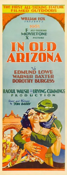 Framed Print : IN OLD ARIZONA, bottom from left: Dorothy Burgess, Edmund Lowe on insert poster, 1928, TM and Copyright 20th Century Fox Film Corp Framed Print : IN OLD ARIZONA, bottom from left: Dorothy Burgess, Edmund Lowe on insert poster, 1928, TM and Copyright 20th Century Fox Film Corp