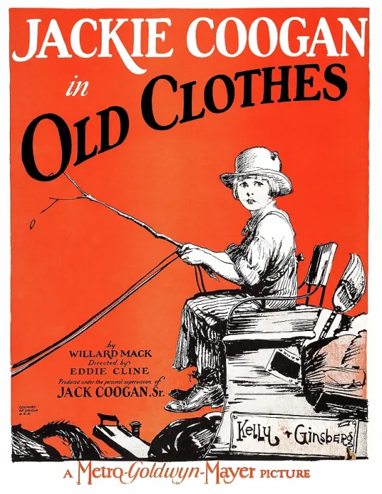 Framed Print : OLD CLOTHES, US poster, Jackie Coogan, 1925