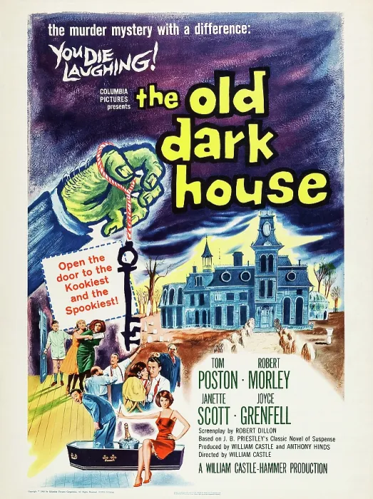 Framed Print : THE OLD DARK HOUSE, US poster, 1963