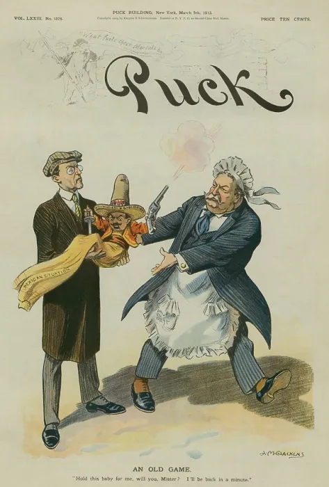 Framed Print : AN OLD GAME, by Louis M. Glackens, published in PUCK, March 5, 1913