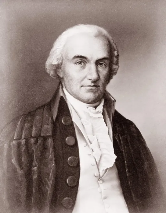 Framed Print : Oliver Ellsworth (1745-1807), third Chief Justice of the United States Supreme Court from 1796 through 1800 was appointed by George Washington