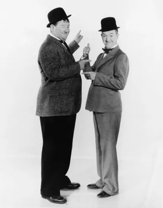 Framed Print : Oliver Hardy, Stan Laurel, ca. early 1930s