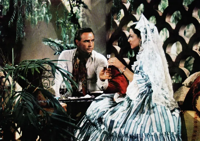 Framed Print : ONE-EYED JACKS, from left: Marlon Brando, Pina Pellicer, 1961 Framed Print : ONE-EYED JACKS, from left: Marlon Brando, Pina Pellicer, 1961