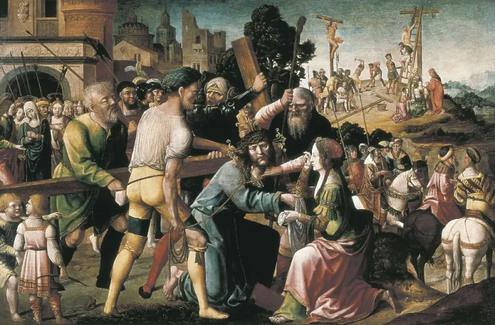 Framed Print : ORLEY, Bernard van (1488-1542). Road to Calvary. Flemish art. Oil. CZECH Rep.. Prague. National Gallery in Prague. AISA / Everett Collection**US SALES ONLY** Framed Print : ORLEY, Bernard van (1488-1542). Road to Calvary. Flemish art. Oil. CZECH Rep.. Prague. National Gallery in Prague. AISA / Everett Collection**US SALES ONLY**