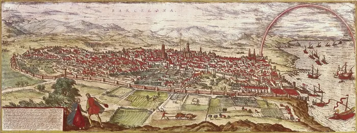 Framed Print : ORTELIUS, Abraham (1527-1598); BRAUN, George (1541-1622); HOGENBERG, Franz (1535-1590). Civitatis Orbis Terrarum (Theatrum orbis terrarum). 1572-1617. Barcelona (1572). Etching Framed Print : ORTELIUS, Abraham (1527-1598); BRAUN, George (1541-1622); HOGENBERG, Franz (1535-1590). Civitatis Orbis Terrarum (Theatrum orbis terrarum). 1572-1617. Barcelona (1572). Etching
