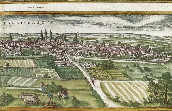 Framed Print : ORTELIUS, Abraham (1527-1598); BRAUN, George (1541-1622); HOGENBERG, Franz (1535-1590). Civitatis Orbis Terrarum (Theatrum orbis terrarum). 1572-1617. Valladolid (1599). Etching Framed Print : ORTELIUS, Abraham (1527-1598); BRAUN, George (1541-1622); HOGENBERG, Franz (1535-1590). Civitatis Orbis Terrarum (Theatrum orbis terrarum). 1572-1617. Valladolid (1599). Etching