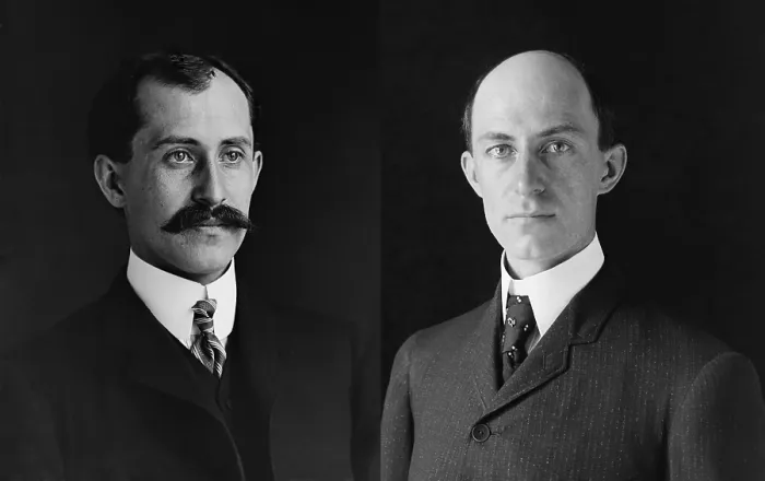Framed Print : Orville and Wilber Wright in 1905. DIG-ppprs-00658-00680